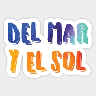 Del Mar y El Sol Sticker